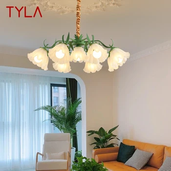 TYLA lubų LED šviestuvas Creative Retro dizaino pakabinami šviestuvai Pramoninė virvė namų palėpės miegamajam