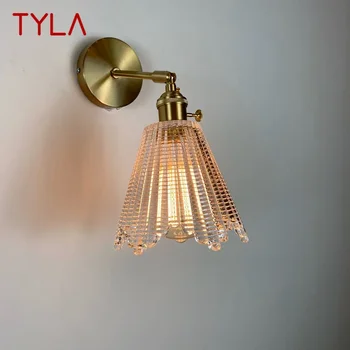 TYLA Nordic Brass Sieninis šviestuvas Vidaus svetainė Miegamasis Naktinė lempa Modernus viešbučio koridorius Prieškambaris Sieninis šviestuvas