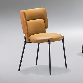 Unikalios poilsio valgomojo kėdės Sodo baro dizaineris Ergonomiškas poilsis Kava Valgomojo kėdė Žaidimų vakarėlis Sillas Conedor Baldai WJ45XP