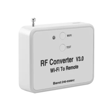 Universalus belaidis Wifi į RF keitiklis telefonas vietoj nuotolinio valdymo pultas 240-930Mhz išmaniesiems namams