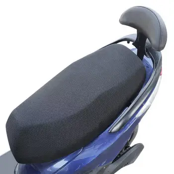 Universalus motociklo sėdynės užvalkalas, elastingas neslystantis patogus tinklelis, kvėpuojantis motociklų motoroleriams