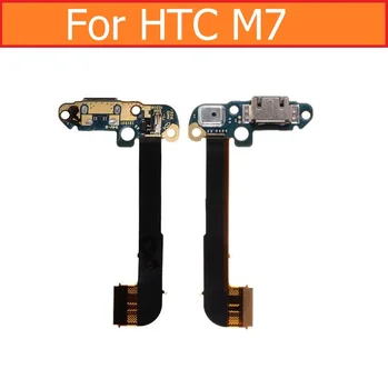 USB įkrovimas Mikrofono PCB jungtis lizdo lizdo plokštė flex Skirta HTC M7 801e 801s 801c 801n 802w 802t 802d įkroviklis USB prievadas flex