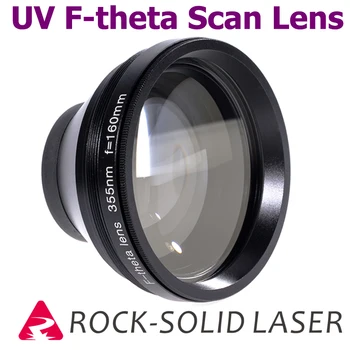 UV F-teta nuskaitymo objektyvo lauko objektyvas 355nm 70x70 - 600x600 UV lazerinio žymėjimo graviravimo mašinos dalys
