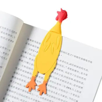 Vaikų žymės Vištienos silikoninės žymės Kūrybinės knygos puslapio ženklai Mokytojams Mokiniai Knygų mylėtojai Skaitymo priedai