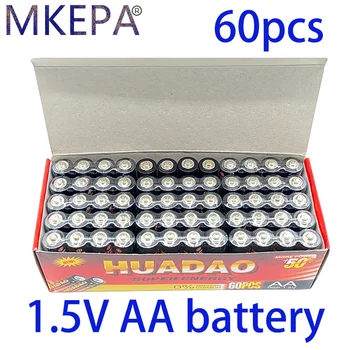 Vienkartinis Huadao šarminis sausas akumuliatorius AA 1,5V baterija, tinkama fotoaparatui, skaičiuotuvui, žadintuvui, pelei, nuotolinio valdymo pultui