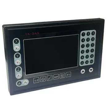 Vienos, dviejų ir trijų ašių DRO linijinės skalės magnetinės grotelių liniuotės LCD kampo skaitmeninio ekrano matuoklio relės aliarmo komandos išvestis