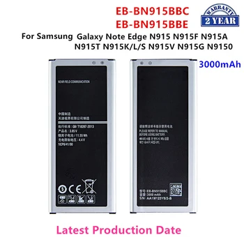 Visiškai nauja EB-BN915BBC EB-BN915BBE 3000mAh baterija, skirta Samsung Galaxy Note Edge N9150 N915 N915F/D/A/T N915K/L/SN915V/G NFC