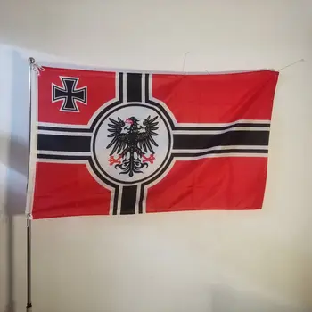 Vokietijos vėliavos imperija DK Reichas 1903–1918 m. Geležinis kryžius Vokietijos armijos vėliava 90x150cm poliesteris