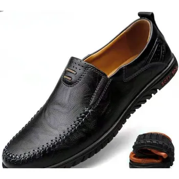 Vyriški vairavimo batai 2023 Vyriški odiniai batai Prabangus prekės ženklas Natūralios odos laisvalaikio įrankių batai Slysta ant Loafers Mokasinai Chaussure