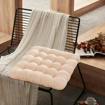 Įvairiaspalvė sėdimoji juosmens kėdė Valgomojo kėdės pagalvėlės Pagalvėlės Patogūs daugiafunkciniai mesti kvadrato sausainio formos sofos pagalvė