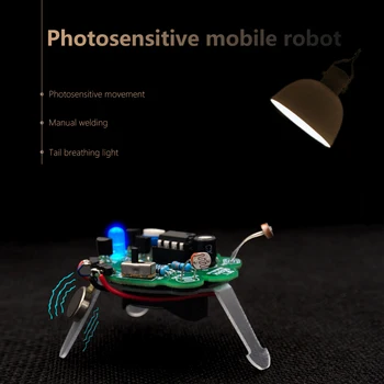 Šviesai jautrus mobilus robotų rinkinys 