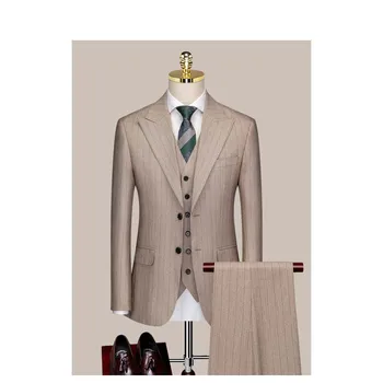 Custom Made Groom Wedding Dress Blazer Suits Pants Business High-Class Classic Dress Kelnės 21611018