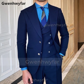 Gwenhwyfar 2022 Vyriškas kostiumas Oficiali vestuvių mados jaunikis 